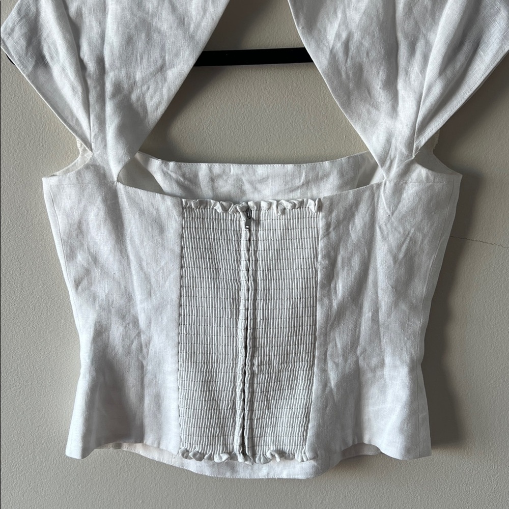 Reformation Cora Linen Top - Picture 7 of 8